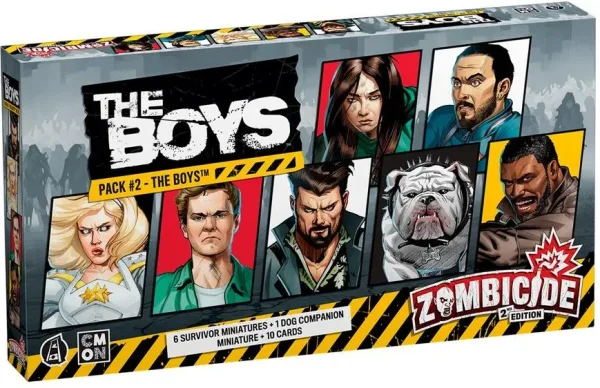 Juego de mesa zombicide 2e: the boys pack #2 the boys edad recomendada 14 años