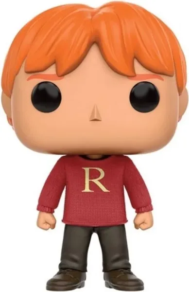 Funko pop harry potter ron weasley con jersey con letra r 10996