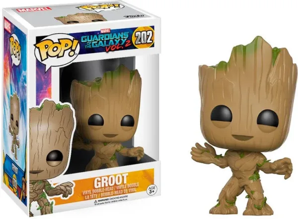 Funko pop marvel los guardianes de la galaxia volumen 2 groot pequeño 13230
