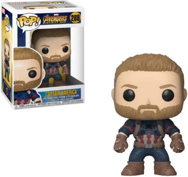 Funko pop marvel infinity war capitan america 26466