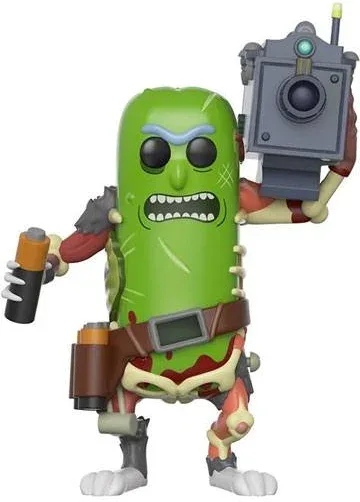 Funko pop animation vinyl rick y morty pickle rick con laser 9cm
