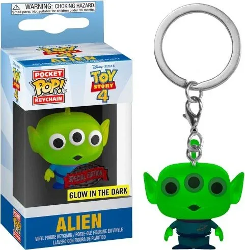 Funko pop keychain llavero disney toy story alien brillo en la oscuridad glow in the dark edicion especial 43678