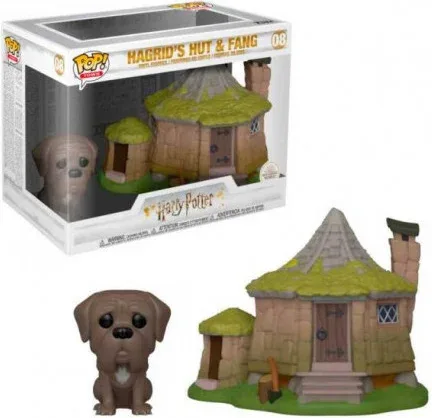 Funko pop harry potter cabaña de hagrid con perro fang 44230