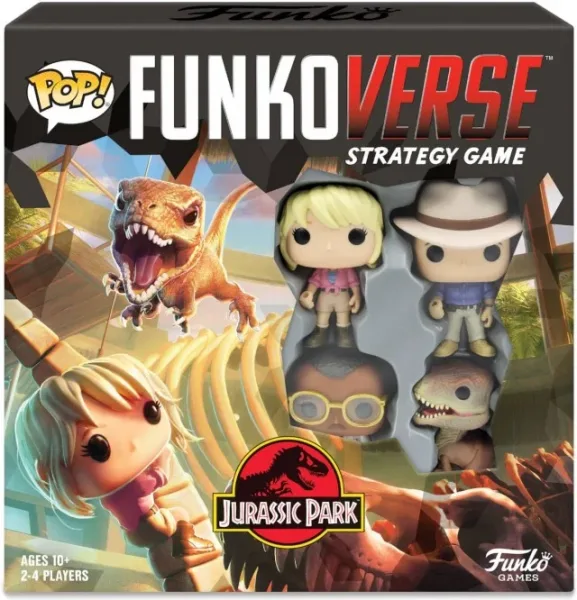 Juego de mesa funkoverse jurassic park edicion 100 version ingles