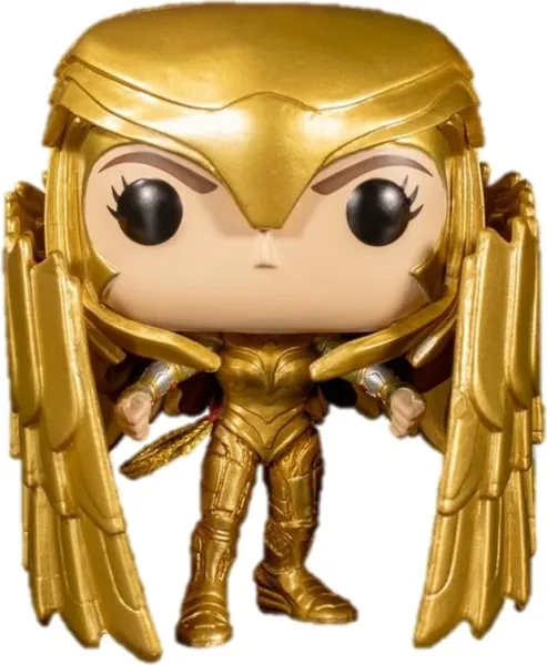 Funko pop DC wonder woman 1984 wonder woman traje dorado efecto metalico exclusivo 46659