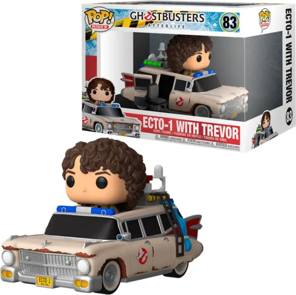 Funko pop ride super deluxe cine cazafantasmas afterlife ecto 1 con trevos 47679