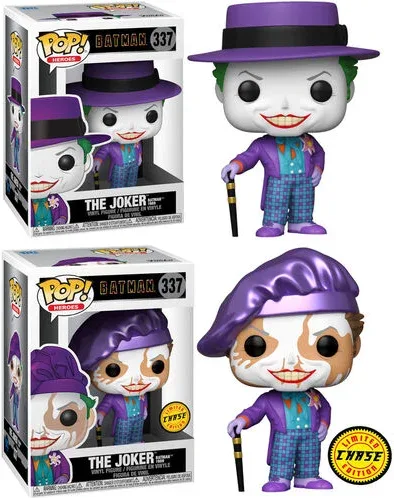 Funko pop DC joker con sombrero 1989 con version chase