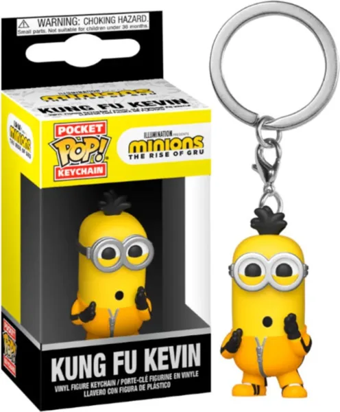 Funko pop keychain llavero minions 2 kung fu kevin 47798