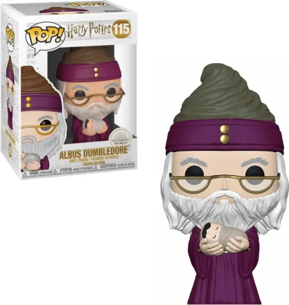 Funko pop harry potter dumbledore con harry potter de bebe