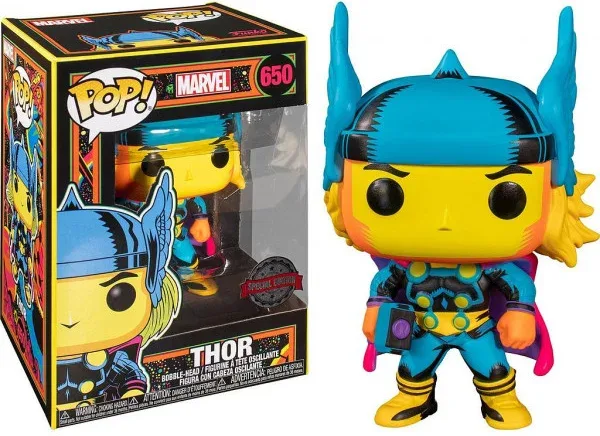 Funko pop marvel black light thor multicolor 48847