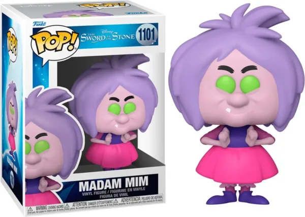 Funko pop disney the sword and the stone merlin el encantador madam mim 49154