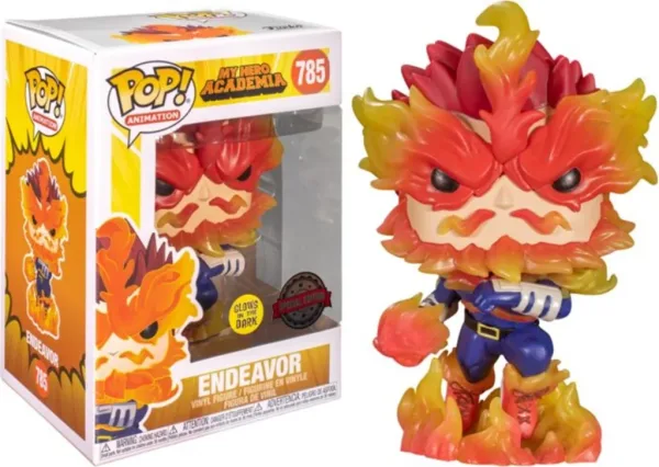 Funko pop my hero academia endeavor brillo en la oscuridad exclusivo 49672