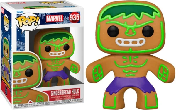 Funko pop marvel navidad galleta jengibre hulk 50660