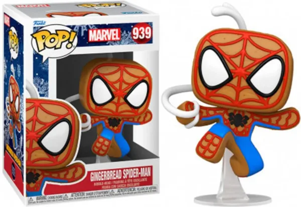 Funko pop marvel navidad galleta jengibre spiderman 50664
