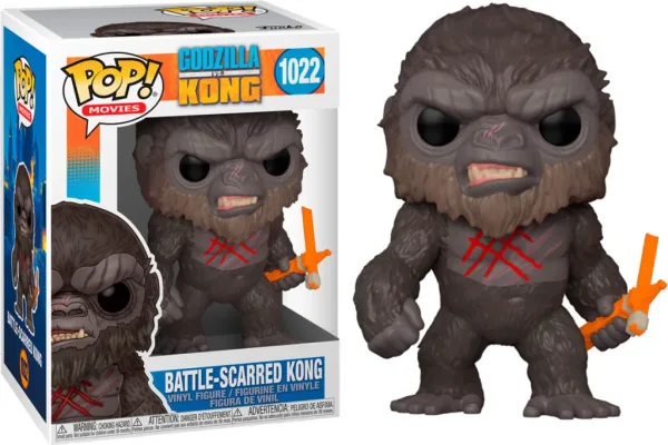 Funko pop cine godzilla vs kong kong herido 50954