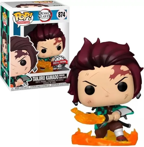 Funko pop demon slayer kimetsu no yaiba tanjiro kamado con opcion chase (gw) 52265