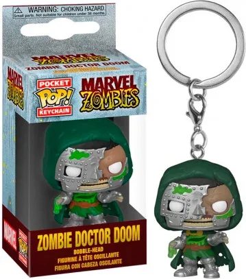 Funko pop keychain llavero marvel dr doom zombie 54385