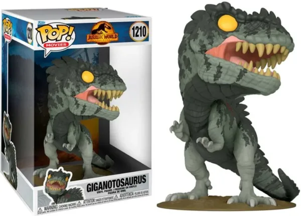 Funko pop jumbo cine jurassic park world dominion giganotosaurus 55378