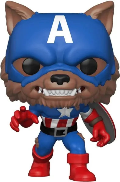 Funko pop marvel capitan america capwolf edicion limitada exclusiva 55506