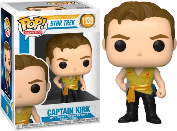 Funko pop series tv star trek capitan kirk mirror outfit 55806