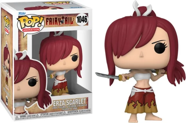 Funko pop animacion fairy tail erza scarlet 57338