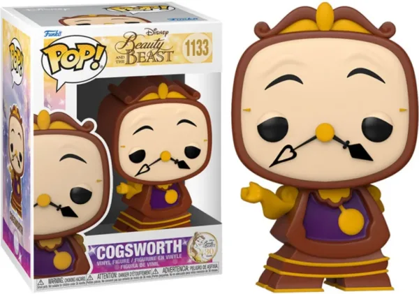 Funko pop disney la bella y la bestia cogsworth 57582
