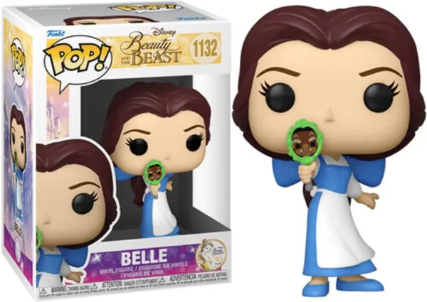 Funko pop disney la bella y la bestia bella con espejo 57583