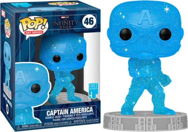 Funko pop marvel infinity saga capitan america gema del espacio 57614