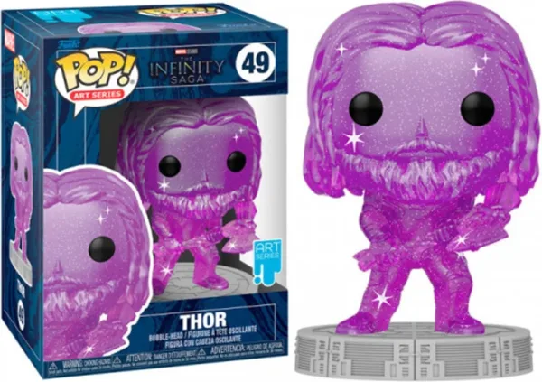 Funko pop marvel infinity saga thor gema del poder 57618