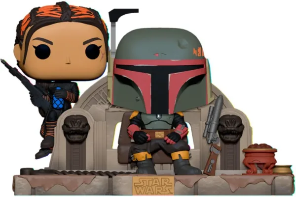 Funko pop moment star wars the mandalorian boba fett & fennec shand 58391