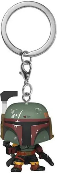 Funko pop keychain llavero star wars the book of boba fett boba fett 60235