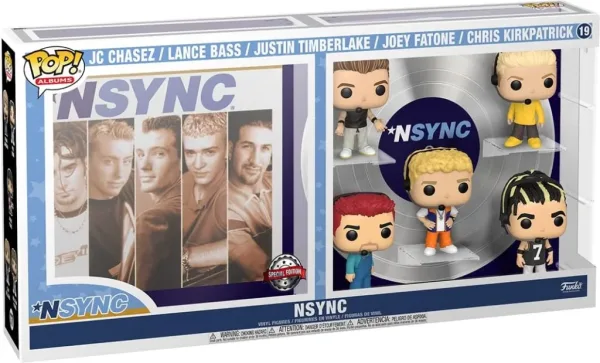 Funko pop estrellas de la musica album deluxe nsync