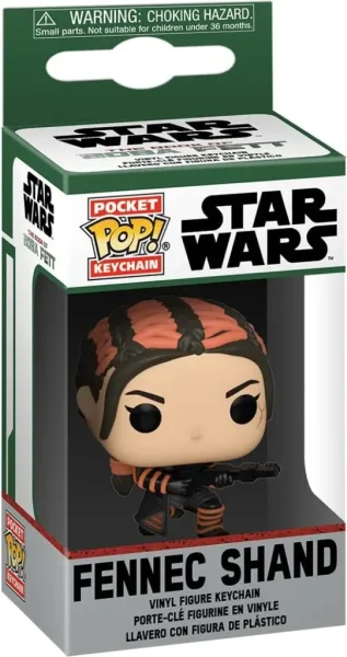 Funko pop keychain llavero star wars the book of boba fett fennec