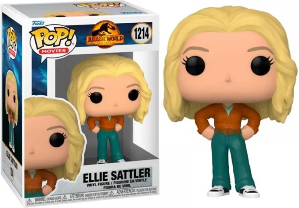 Funko pop cine jurassic park jurassic world dominion ellie sattler 62225