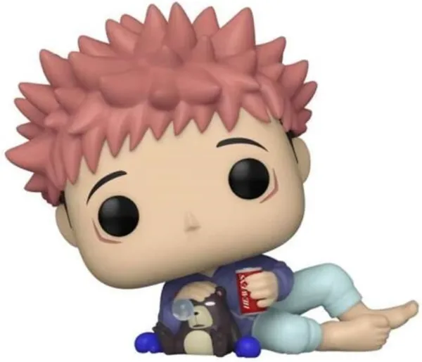 Funko pop jujutsu kaisen itadori con muñeco tsukamoto exclusivo