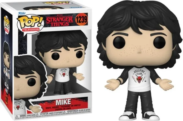 Funko pop series tv stranger things s4 mike 62393