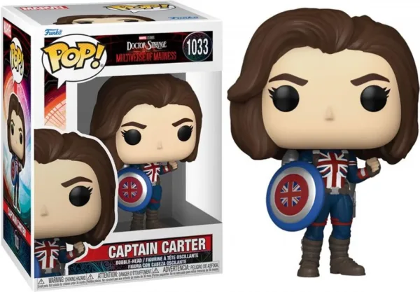 Funko pop marvel doctor strange multiverso de la locura capitana carter 62408