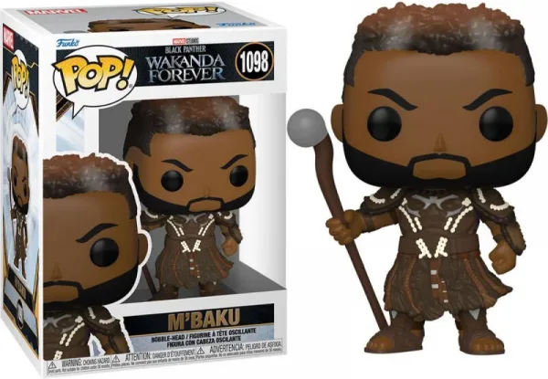 Funko pop marvel black panther wakanda forever mbaku 63942
