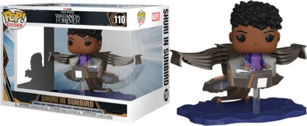 Funko pop super  deluxe marvel black panther wakanda forever shuri in sunbird 63947