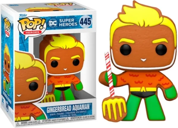 Funko pop DC comics super heroes gingerbread aquaman 64321