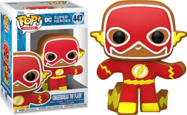 Funko pop DC comics navidad galleta jengibre the flash 64323