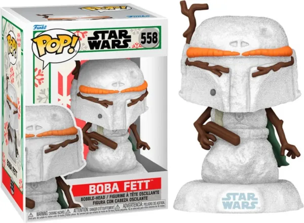 Funko pop star wars holiday boba fett 64334