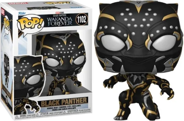 Funko pop marvel black panther wakanda forever black panther 66718