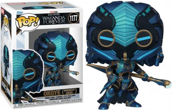 Funko pop marvel black panther wakanda forever okoye midnight angel 66719