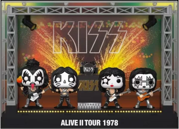 Funko pop pack 4 pops moments dlx the kiss alive ii 1978 tour 67771