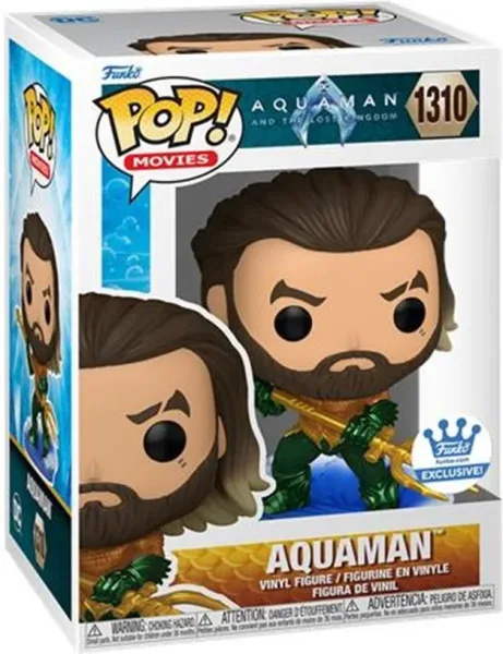 Funko pop peliculas aquaman y el reino perdido aquaman