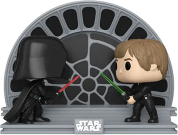 Funko pop moment star wars retorno del jedi 40 aniversario luke vs darth vader 70743