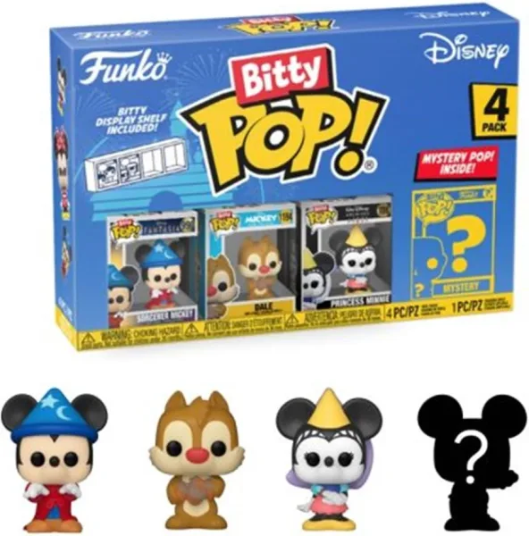 Bitty pop funko disney sorcerer mickey 4pk