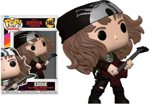 Funko pop series tv stranger things 4 hunter eddie con guitarra 72138