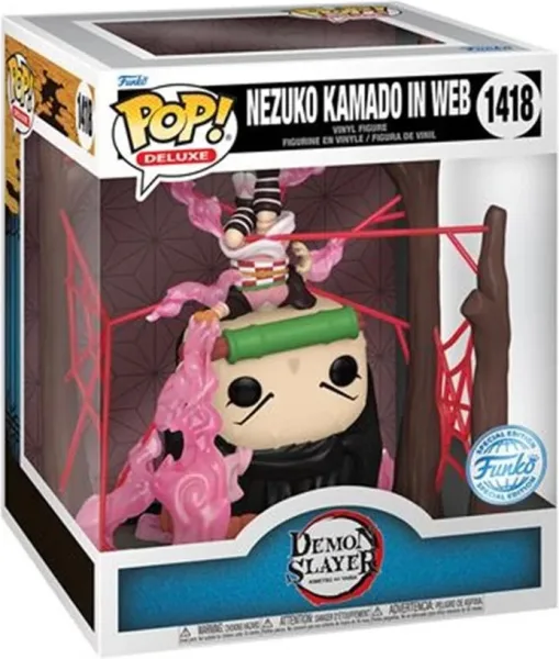 Funko pop animacion demon slayer kimetsu no yaiba nezuko kamado en una red